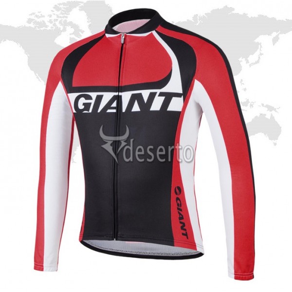 2014 Giant Fahrradtrikot Langarm Schwarz Rot Radtrikot De