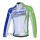 Liquigas Cannondale Pro Team Fahrradtrikot Langarm Grün Weiß Radtrikot De
