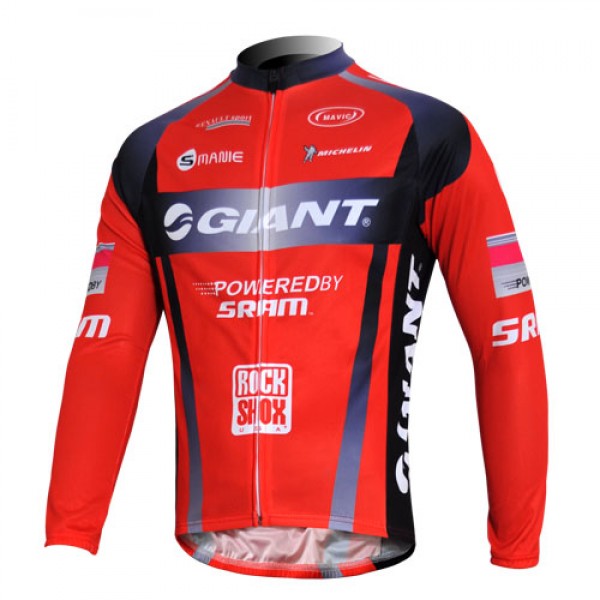 Giant Sram Pro Team Fahrradtrikot Langarm Rot Schwarz Radtrikot De