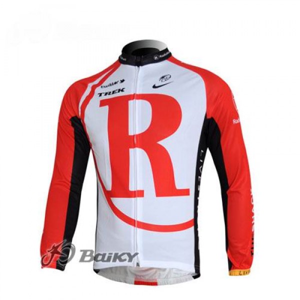 RadioShack Trek Fahrradtrikot Langarm Rot Radtrikot De
