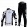 Nalini Pro Team Radbekleidung Satz Fahrradtrikot Langarm und Lang Radhose Weiß Schwarz Radtrikot De