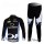 Orbea Pro Team Radbekleidung Satz Fahrradtrikot Langarm und Lang Radhose Schwarz Blau Radtrikot De