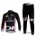 Orbea Pro Team Radbekleidung Satz Fahrradtrikot Langarm und Lang Radhose Schwarz Rot Radtrikot De