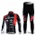 MHW Cube Racing Team Radbekleidung Satz Fahrradtrikot Langarm und Lang Radhose Rot Schwarz Radtrikot De