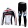 Cube Fintro Pro Team Radbekleidung Satz Fahrradtrikot Langarm und Lang Radhose Weiß Schwarz Rot Radtrikot De