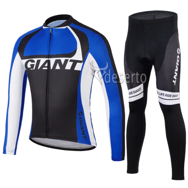 2014 Giant Radbekleidung Satz Fahrradtrikot Langarm und Lang Radhose Radtrikot De