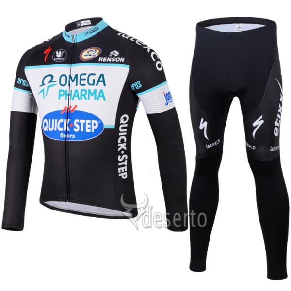 2014 Omega Pharma Quick Step Radbekleidung Satz Fahrradtrikot Langarm und Lang Radhose Radtrikot De 2014 Omega Pharma Quick Step Radbekleidung Satz Fahrradtrikot Langarm und Lang Radhose Radtrikot De