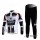 BMC Garneau Team Radbekleidung Satz Fahrradtrikot Langarm und Lang Radhose Weiß Schwarz Radtrikot De