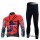 Spiderman Radbekleidung Satz Fahrradtrikot Langarm und Lang Radhose Rot Radtrikot De