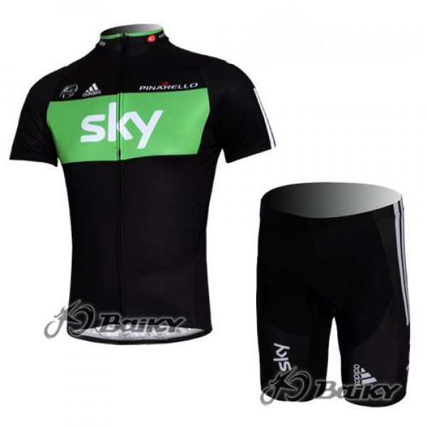 SKY Pro Team Radbekleidung Radtrikot Kurzarm und Fahrradhosen Kurz Schwarz Grün Radtrikot De SKY Pro Team Radbekleidung Radtrikot Kurzarm und Fahrradhosen Kurz Schwarz Grün Radtrikot De