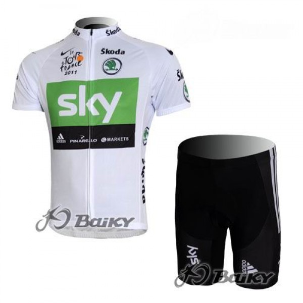 SKY Pro Team Radbekleidung Radtrikot Kurzarm und Fahrradhosen Kurz Weiß Grün Radtrikot De SKY Pro Team Radbekleidung Radtrikot Kurzarm und Fahrradhosen Kurz Weiß Grün Radtrikot De