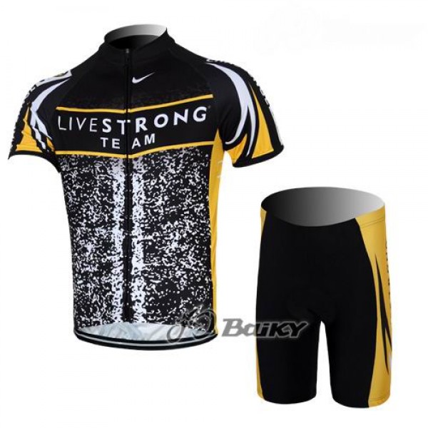 2012 LiveStrong Challenge Radbekleidung Radtrikot Kurzarm und Fahrradhosen Kurz Schwarz Gelb Radtrikot De 2012 LiveStrong Challenge Radbekleidung Radtrikot Kurzarm und Fahrradhosen Kurz Schwarz Gelb Radtrikot De