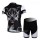 Ghost Wolf Radbekleidung Radtrikot Kurzarm und Fahrradhosen Kurz Schwarz Radtrikot De