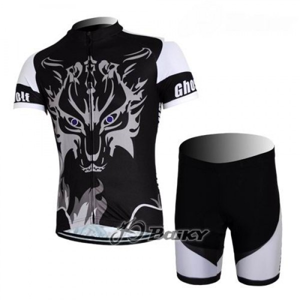 Ghost Wolf Radbekleidung Radtrikot Kurzarm und Fahrradhosen Kurz Schwarz Radtrikot De Ghost Wolf Radbekleidung Radtrikot Kurzarm und Fahrradhosen Kurz Schwarz Radtrikot De