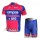 Lampre ISD Pro Team Radtrikot Kurzarm Kurz Radhose Kits Blau Rosa Radtrikot De