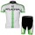 2013 KUOTA Radtrikot Kurzarm und Kurz Radhose Kits Weiß Grün Radtrikot De