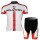 2013 KUOTA Radtrikot Kurzarm und Kurz Radhose Kits Weiß Rot Radtrikot De