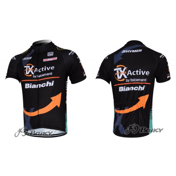 TX active bianchiRadtrikot KurzarmSchwarz Radtrikot De
