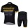 2013 Livestrong Radtrikot Kurzarm und Kurz Radhose Kits Schwarz Gelb Radtrikot De