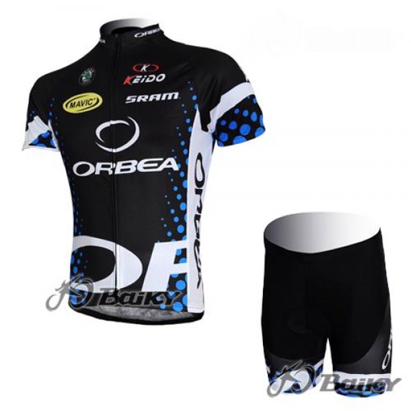 Orbea Pro Team Radbekleidung Radtrikot Kurzarm und Fahrradhosen Kurz 1Blau Radtrikot De