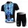 Northwave ProRadbekleidung Radtrikot Kurzarm und Fahrradhosen Kurz Schwarz Blau Radtrikot De