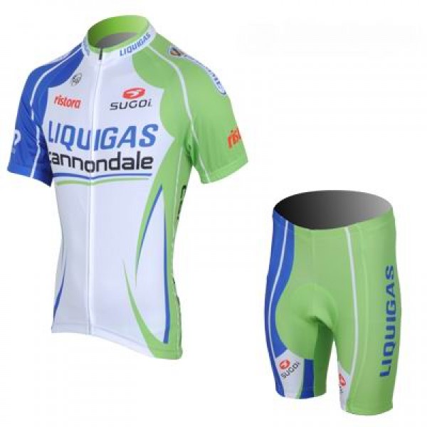 2013 Liquigas Cannondale Pro Team Radtrikot Kurzarm und Kurz Radhose Kits Grün Radtrikot De