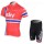 2013 Team Sky Norwegisch Champion Radtrikot Kurzarm und Kurz Radhose Kits Rot Schwarz Radtrikot De