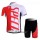 Specialized Radbekleidung Satz Radtrikot Kurzarm und Kurz Trägerhose Rot Weiß Radtrikot De