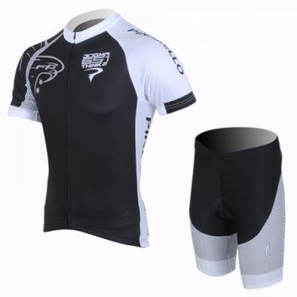 2013 Pinarello Radtrikot Kurzarm und Kurz Radhose Kits Schwarz Radtrikot De