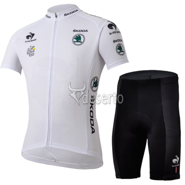 Tour de France Weißen Trikots Radbekleidung Radtrikot Kurzarm und Fahrradhosen Kurz Radtrikot De
