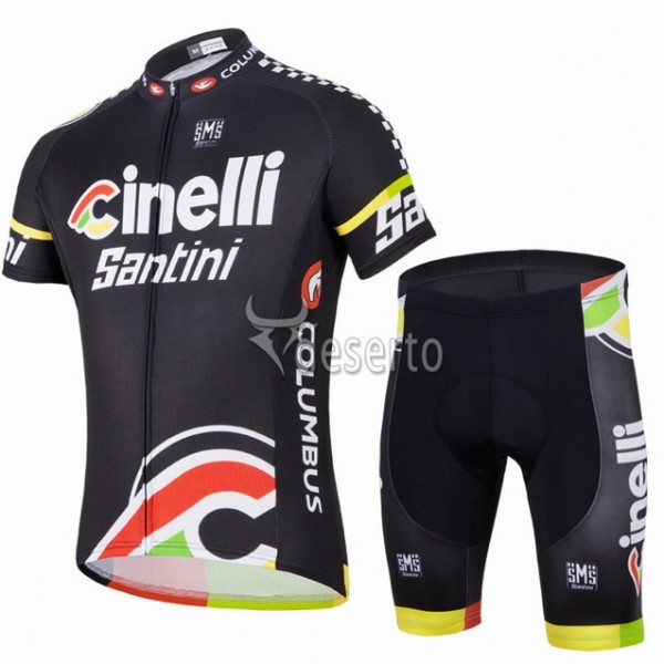 2014 Team Cinelli Radbekleidung Radtrikot Kurzarm und Fahrradhosen Kurz Radtrikot De