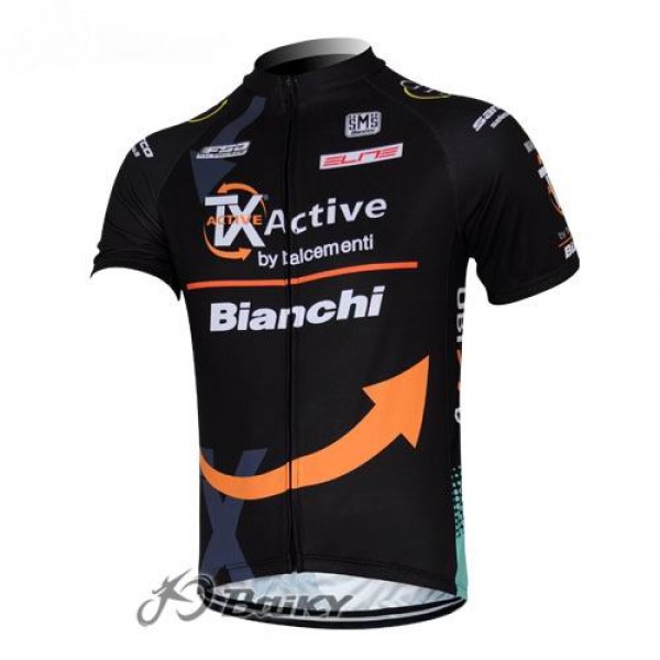TX active bianchiRadtrikot KurzarmSchwarz Radtrikot De