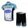 2012 Omega Pharma-Quick Step Radbekleidung Radtrikot Kurzarm und Fahrradhosen Kurz Weiß Blau Radtrikot De
