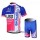 2012 Lampre ISD Radbekleidung Radtrikot Kurzarm und Fahrradhosen Kurz Weiß Blau Rosa Radtrikot De