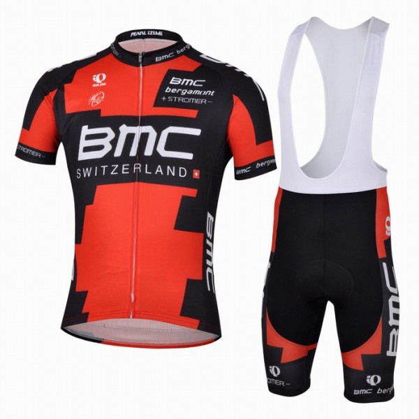 2013 BMC Racing Team Fahrradbekleidung Satz Fahrradtrikot Kurzarm Trikot und Kurz Trägerhose Radtrikot De