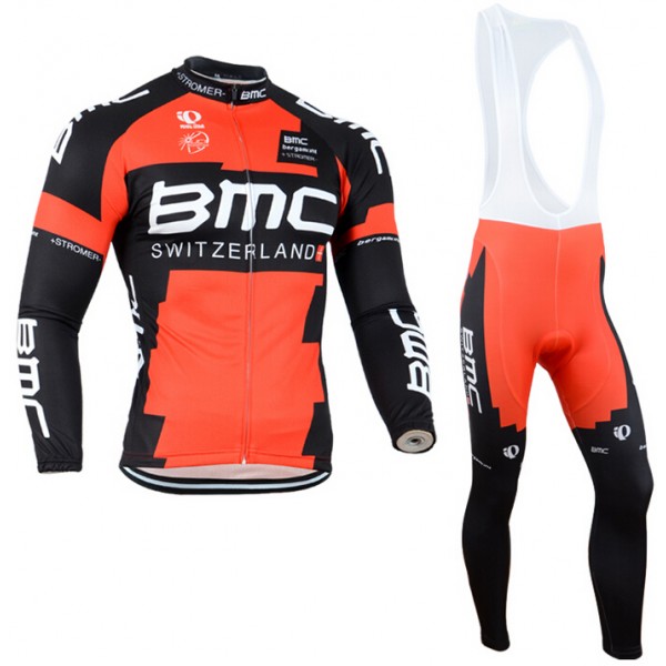 2013 BMC Fahrradbekleidung Radtrikot Satz Langarm und Lange Trägerhose Radtrikot De