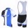 2013 Blanco Giant Fahrradbekleidung Satz Fahrradtrikot Kurzarm Trikot und Kurz Trägerhose Blau Weiß Schwarz Radtrikot De