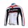 Cube Fintro Pro Team Fahrradtrikot Langarm Weiß Schwarz Rot Radtrikot De
