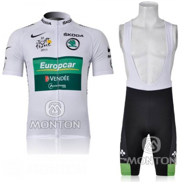 Europcar Pro Team Vendee Fahrradbekleidung Satz Fahrradtrikot Kurzarm Trikot und Kurz Trägerhose Weiß Radtrikot De Europcar Pro Team Vendee Fahrradbekleidung Satz Fahrradtrikot Kurzarm Trikot und Kurz Trägerhose Weiß Radtrikot De