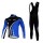 Giant kenda pro Fahrradbekleidung Radtrikot Satz Langarm und Lange Trägerhose Schwarz Blau Radtrikot De