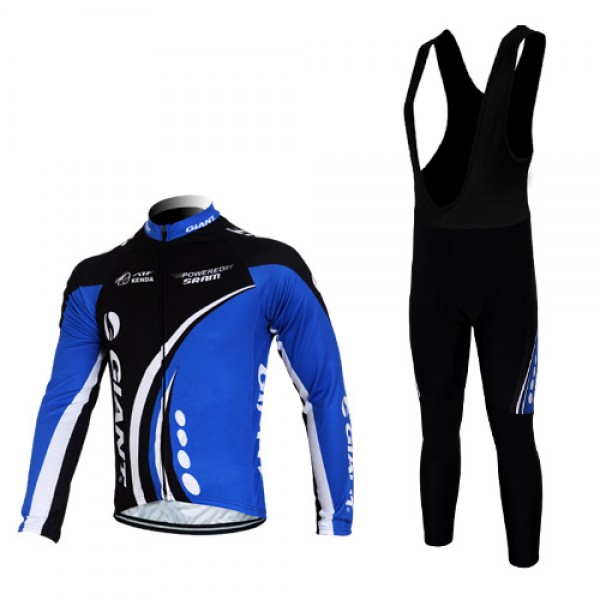 Giant kenda pro Fahrradbekleidung Radtrikot Satz Langarm und Lange Trägerhose Schwarz Blau Radtrikot De Giant kenda pro Fahrradbekleidung Radtrikot Satz Langarm und Lange Trägerhose Schwarz Blau Radtrikot De