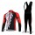 Giant Sram Pro Team Fahrradbekleidung Radtrikot Satz Langarm und Lange Trägerhose Rot Weiß Schwarz Radtrikot De