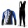 Giant Sram Pro Team Fahrradbekleidung Radtrikot Satz Langarm und Lange Trägerhose Blau Weiß Schwarz Radtrikot De