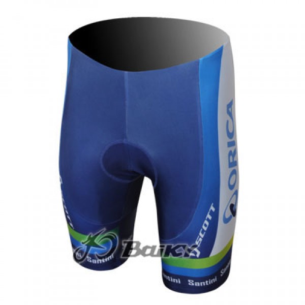 2013 Green Edge ORICA Kurz Radhose Blau 2013 Radtrikot De