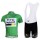 HTC-Highroad Pro Team Radtrikot Kurzarm Kurz Trägerhose Kits Grün Radtrikot De