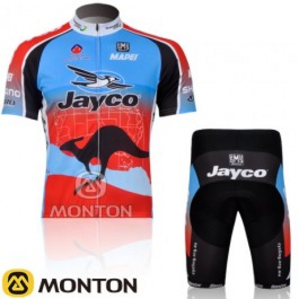 JAYCO Pro Team Radtrikot Kurzarm Kurz Radhose Kits Blau Rot Radtrikot De JAYCO Pro Team Radtrikot Kurzarm Kurz Radhose Kits Blau Rot Radtrikot De