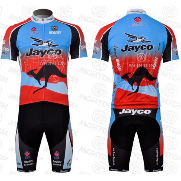 JAYCO Pro Team Radtrikot Kurzarm Kurz Radhose Kits Blau Rot Radtrikot De JAYCO Pro Team Radtrikot Kurzarm Kurz Radhose Kits Blau Rot Radtrikot De