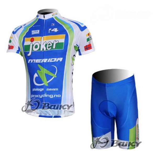 Joker Merida Pro Team Norwegen Radtrikot Kurzarm Kurz Radhose Kits Grün Radtrikot De