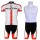 2013 KUOTA Fahrradbekleidung Satz Fahrradtrikot Kurzarm Trikot und Kurz Trägerhose Weiß Rot Radtrikot De