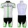 2013 KUOTA Fahrradbekleidung Satz Fahrradtrikot Kurzarm Trikot und Kurz Trägerhose Weiß Grün Radtrikot De